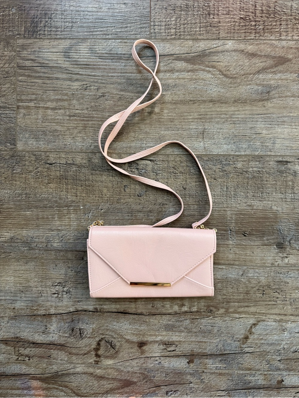 Womens Pink Crossbody Envelope Bag - Stylish Everyday Purse